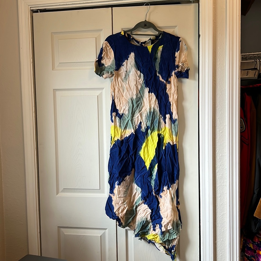 & Other Stories Asymmetrical Midi Dress